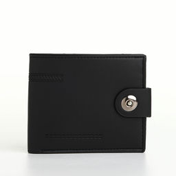 Портмоне мужское на магните, отдел для карт, монет, чёрное