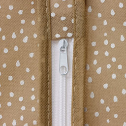 Чехол для одежды Доляна Points, ПВХ окно, 6090 см, бежевый  фото 5