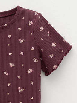 КР 302814/бордовый 1411 Н068.1 к653 фуфайка (футболка) для дев - Crockid фото 2