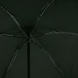 Зонт-мини механический Орнамент ткань эпонж (полиэстер) + черное УФ-покрытие, 6 лучей, д/купола 90см, 5 сложений, 17см в сложенном виде, механизм против ветра, пластмассовая ручка, цвет черный, коричневый кант, 225гр (Китай) - Домашняя Мода фото 6