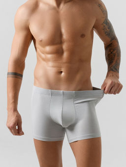 Цена за 2 штуки! Трусы боксеры мужские серые - Mark formelle фото 4