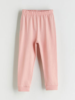 Bask?l? K?z Bebek Pijama Tak?m? 2li