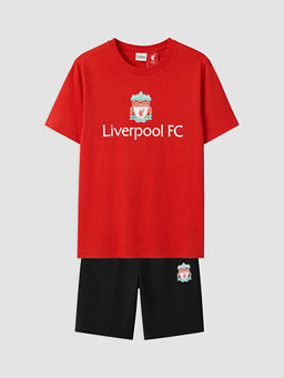 Liverpool Bask?l? Erkek ?ocuk ?ortlu Tak?m