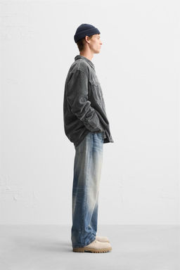 PADDED CORDUROY OVERSHIRT - Zara фото 13