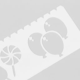 Трафарет с фигурным краем «Праздничная вечеринка», набор 8 шт., 18.3×5.5 см