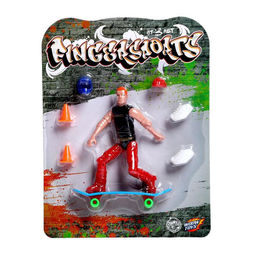 Пальчиковый скейтборд с фигуркой, МИКС - Woow toys фото 4