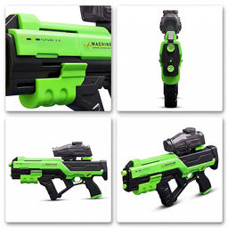 Водное оружие "Squid Squad" в коробке (цвет зеленый)