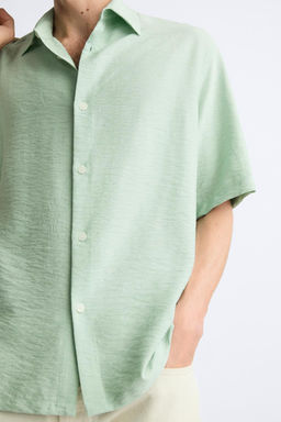 DOKULU VISKOZ KARISIMLI GOMLEK - Zara фото 16