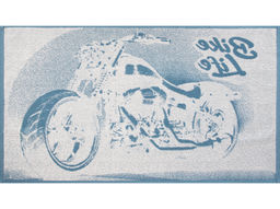 6с103.412ж1 Bike Life (морская пена1) Полотенце махровое 50х90см