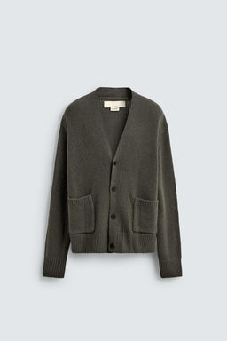 WOOL - CASHMERE LIMITED EDITION CARDIGAN - Zara фото 7