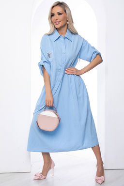 Платье Индира (голубое) П8573 - Lt collection фото 6