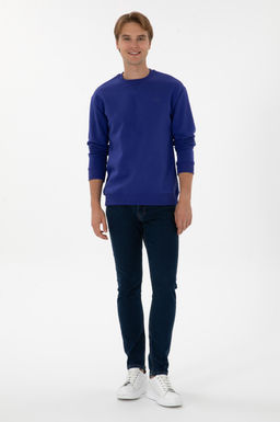 Erkek Mor Basic Sweatshirt Sepette S_rpriz _ndirim - U.s. polo assn фото 4