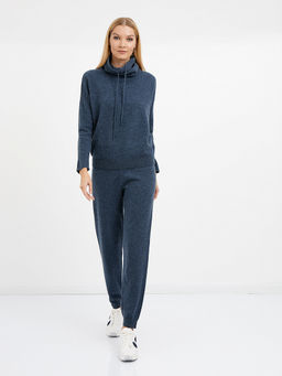 брюки женские из шерсти на кулиске