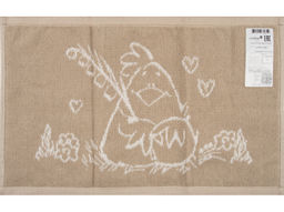 1с105.513ж2 Куриный привет 2 (лен3) Полотенце махровое 50х30 см