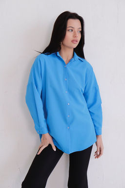 Рубашка удлинённая свободного силуэта - Martichelli фото 15