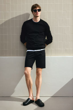 Pantal?n corto de sarga Regular Fit - H&m фото 8