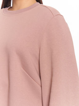 Свитшот с объемными рукавами SV01502PIN40 - Артесса фото 4