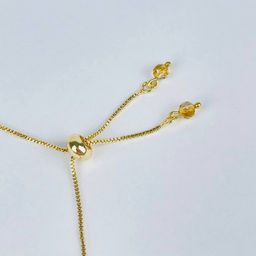 Браслет регулируемый из Цитрина от 16 см