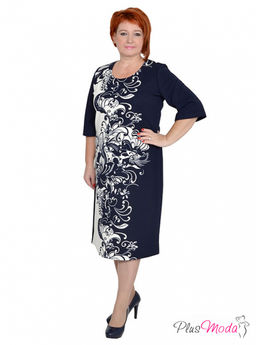 Платье Модель №1191 размеры 44-84 - Plusmoda фото 6