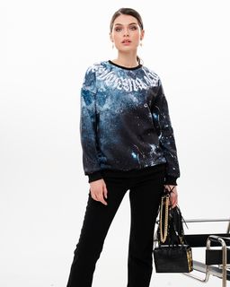 Удлиненный свитшот с принтом SNK008 - Sahar art lab фото 4