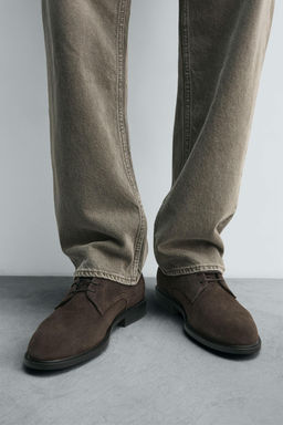 LEATHER SMART SHOES - Zara фото 8