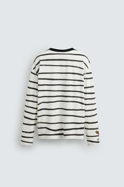 STRIPED PRINT T-SHIRT  OTIS KWAME KYE QUAICOE - Zara фото 8