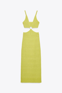 CUT-OUT KNIT DRESS - Zara фото 7