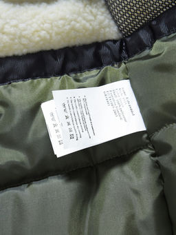 Парка зимняя подростковая для мальчика с капюшоном и мехом цвета хаки 9535Kh - Mtforce фото 20