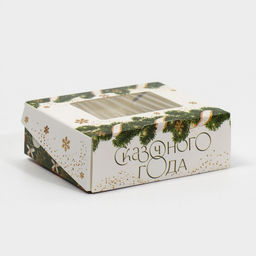 Цена за 5 шт. Коробка складная «Новогодний шик», 10×8×3.5 см