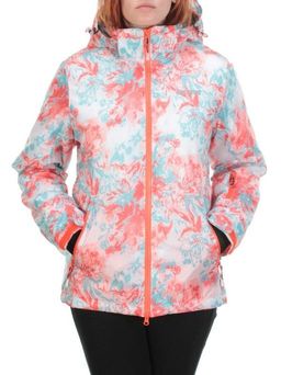 W1605-2 PINK PRINT Куртка горнолыжная женская ERUITOR (100 гр. холлофайбера) - Fashion фото 2