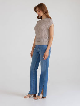 CONTE LDK2458 Жилет женский beige - Conte elegant фото 3