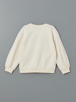 Bisiklet Yaka K?z ?ocuk Sweatshirt