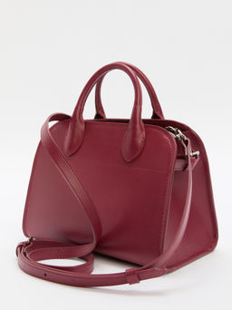 Женский тоут CALZETTI ASHLEY MINI Артикул 4527343, бордовый  фото 2