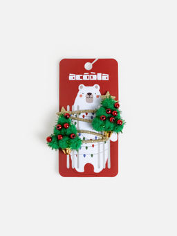 ACOOLA / Набор из 2 заколок для волос дет. Janssen зеленый  фото 5