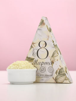 Цена за 2 шт. Соль для ванны «8 Марта», 150 г, аромат пряной груши, Чистое счастье