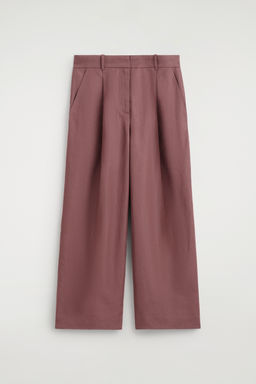 PANTALONES WIDE LEG MEZCLA LINO RELAXED FIT - H&m фото 2