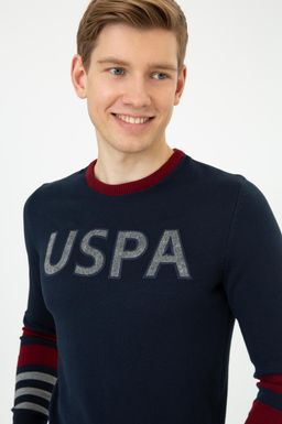U. S. Polo Assn / Мужской темно-синий свитер - U.s. polo assn фото 2