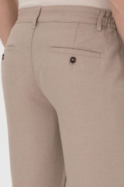 Erkek Slim Fit Camel Kanvas Pantolon - U.s. polo assn фото 6