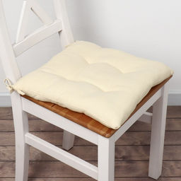 Подушка на стул «Этель» Home, 42×42 см, бежевая