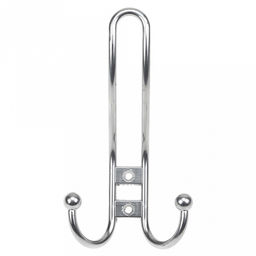 Крючок-вешалка №12, под хром (Россия) Товар отгружается без клеевой этикетки. - Домашняя мода фото 2