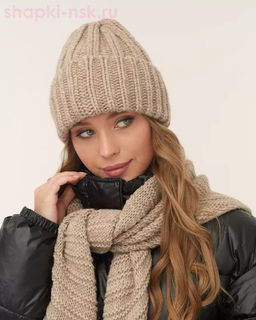 LS 57 PL 57 Комплект женский флис (колпак+косынка) (56-58)