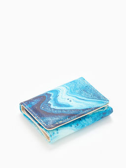 Кошелёк женский на кнопке, 10?1.5?8 см, с принтом, розовый