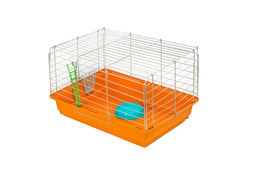 Клетка д/кроликов;м/свинок "ECO" серия "Роджер-2", склад, шаг прут 22 мм, 58*40*38см,(укомпл) 4171