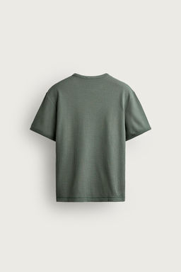 CAMISETA ESTRUCTURA WAFFLE / Verdoso - Zara фото 7