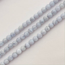 Бусины для украшений из голубого Агата