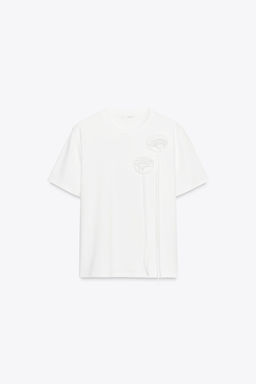 3D FLORAL T-SHIRT - Zara фото 10
