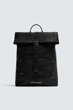 MOCHILA T?CNICA ENGOMADA / Negro - Zara фото 4