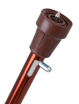 Трость классическая со встроенным противогололедным устройством WR-411 Бронза - B.well фото 3