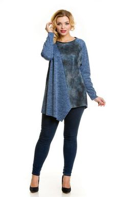 Туника 707 синий меланж - Novita фото 3
