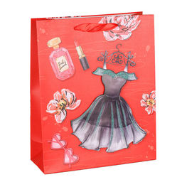 Цена за 12 шт. Пакет подарочный 32x26x10 / 1258M /уп 12/480/ - Галеонтрейд фото 3